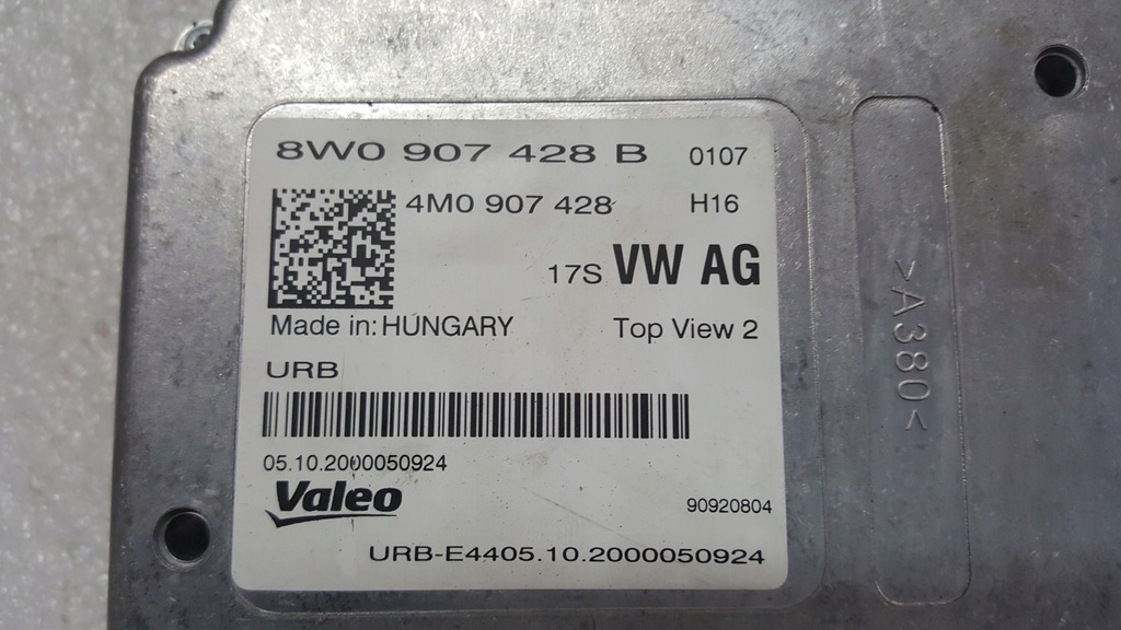 фото №8, Блок керування модуль камери audi a4 b9 a5 q5 rs4 rs5 8w0907428b демонтаж