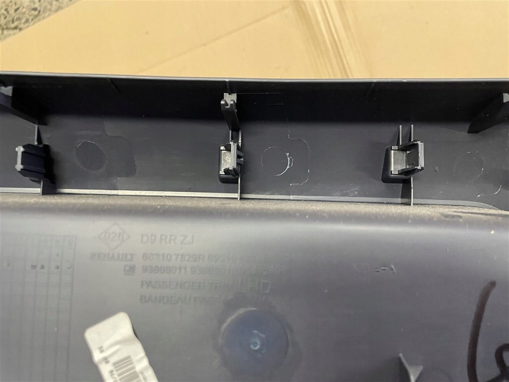 фото №6, Полка бардачок пассажира w панель opel vivaro b 14-17 rok