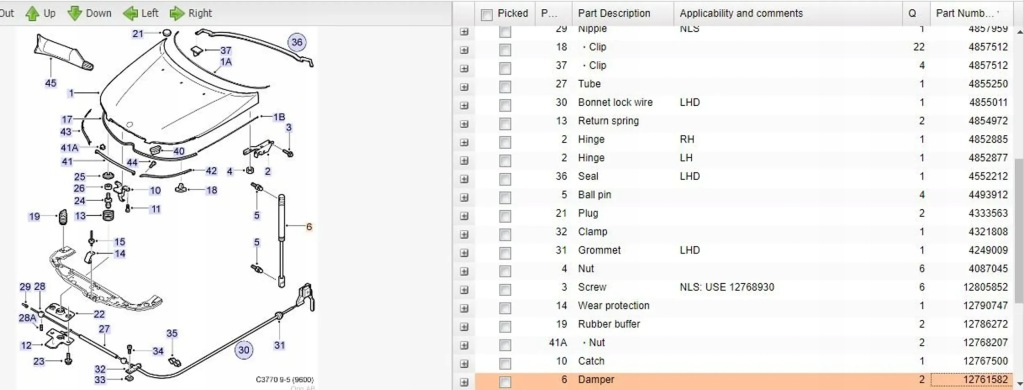 Saab 9-5 2006 амортизатори Недорого