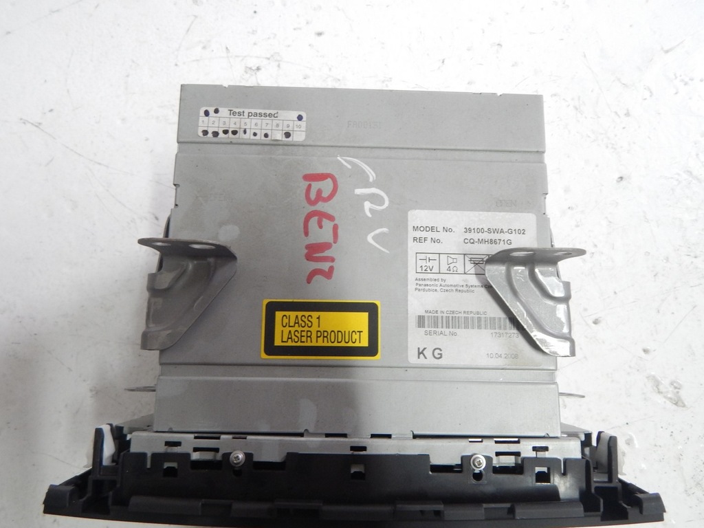 фото №5, Cd радіо honda crv 07-10 idealne