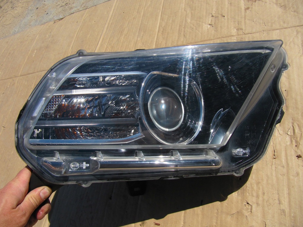 фото №12, Ford mustang v lift 13- 14 лампа фара перед ксенон левый правый передний