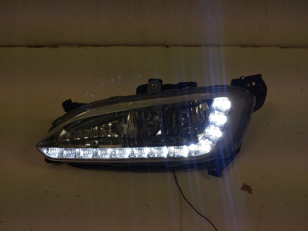 фото №6, Левый противотуманная фара led hyundai santa fe 2012- 15