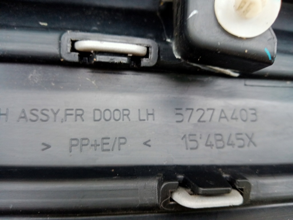 фото №8, Mitsubishi outlander iii ліва молдинг двері перед