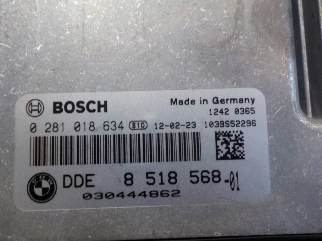 Bmw 3 f30 2.0 d 12r 4d блок керування бортовий комп'ютер двигуна 8518568 0281018635 Оригінал