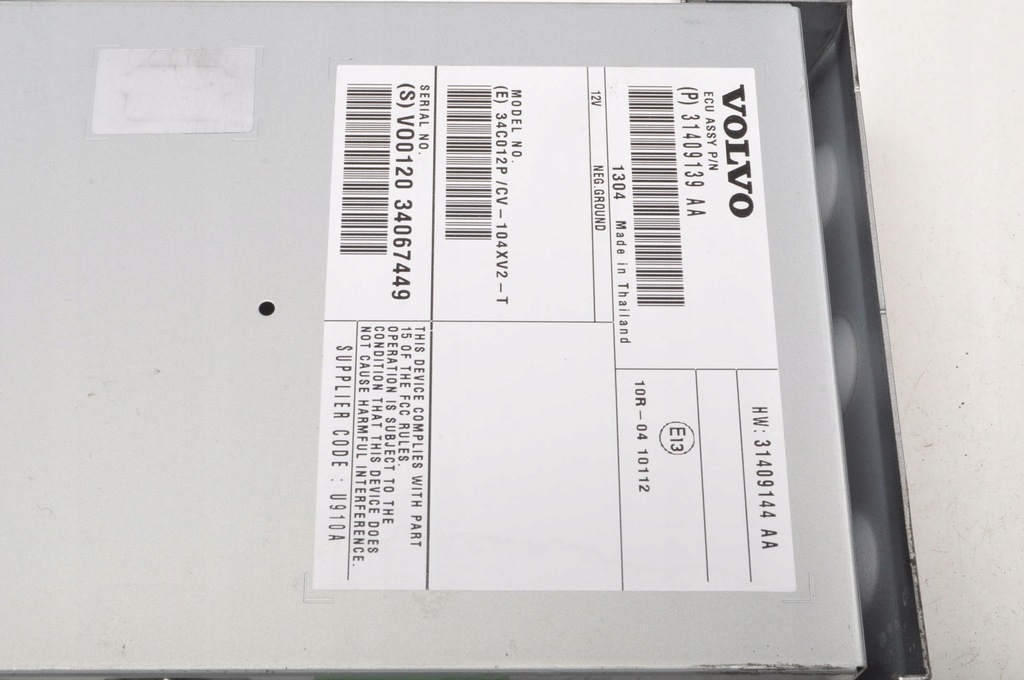 фото №3, Volvo s60 ii v60 усилитель радио 31409139aa