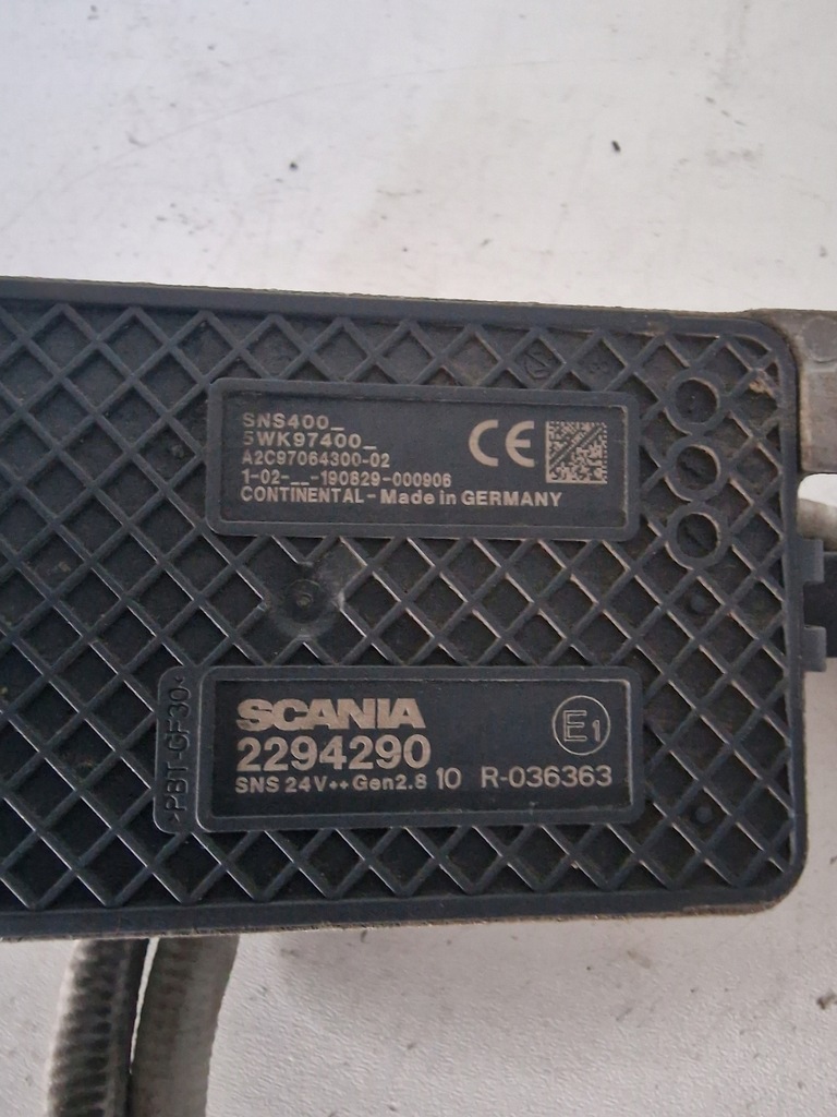 фото №7, Датчик выхлопных газов nox scania r euro 6 2294290