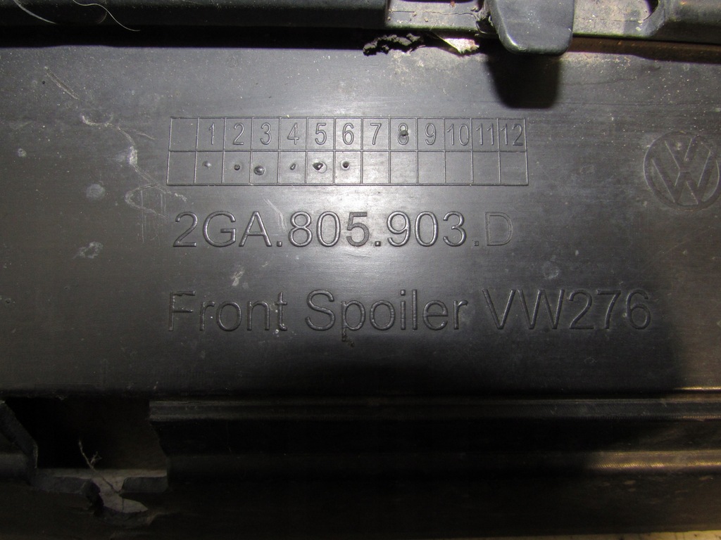 фото №12, Накладка спойлер перед vw t-roc