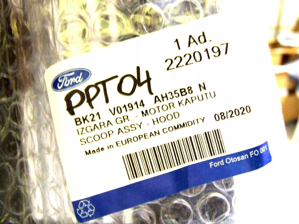 фото №8, Жабо перед ford transit custom 2017 - оригинал bk21-v01914-ah35b8