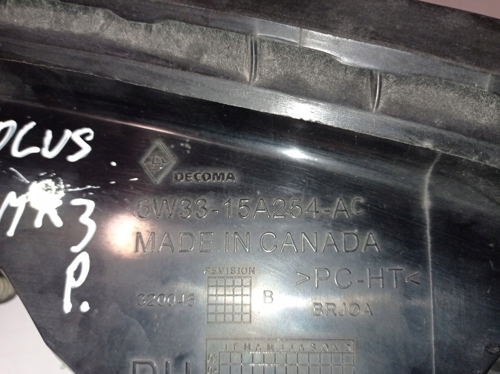 фото №6, Протитуманна фара правий ford focus mk3 15a254