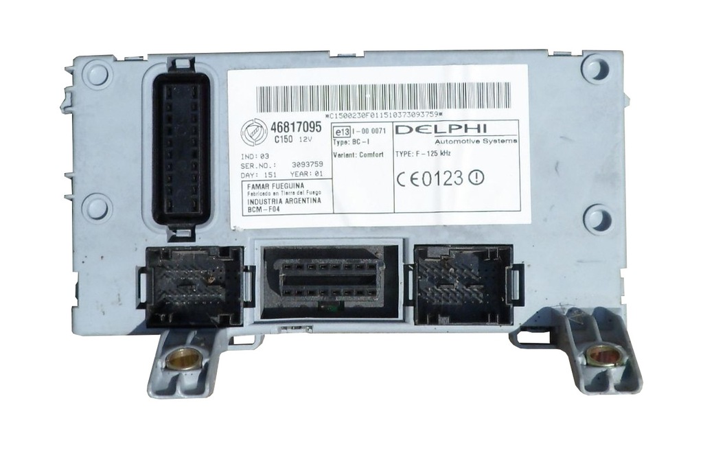 фото №1, Бортовий комп'ютер кузов fiat siena 46817095