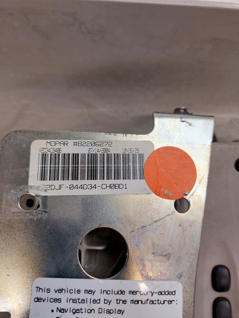 фото №6, Дисплей екран dvd chrysler voyager iv