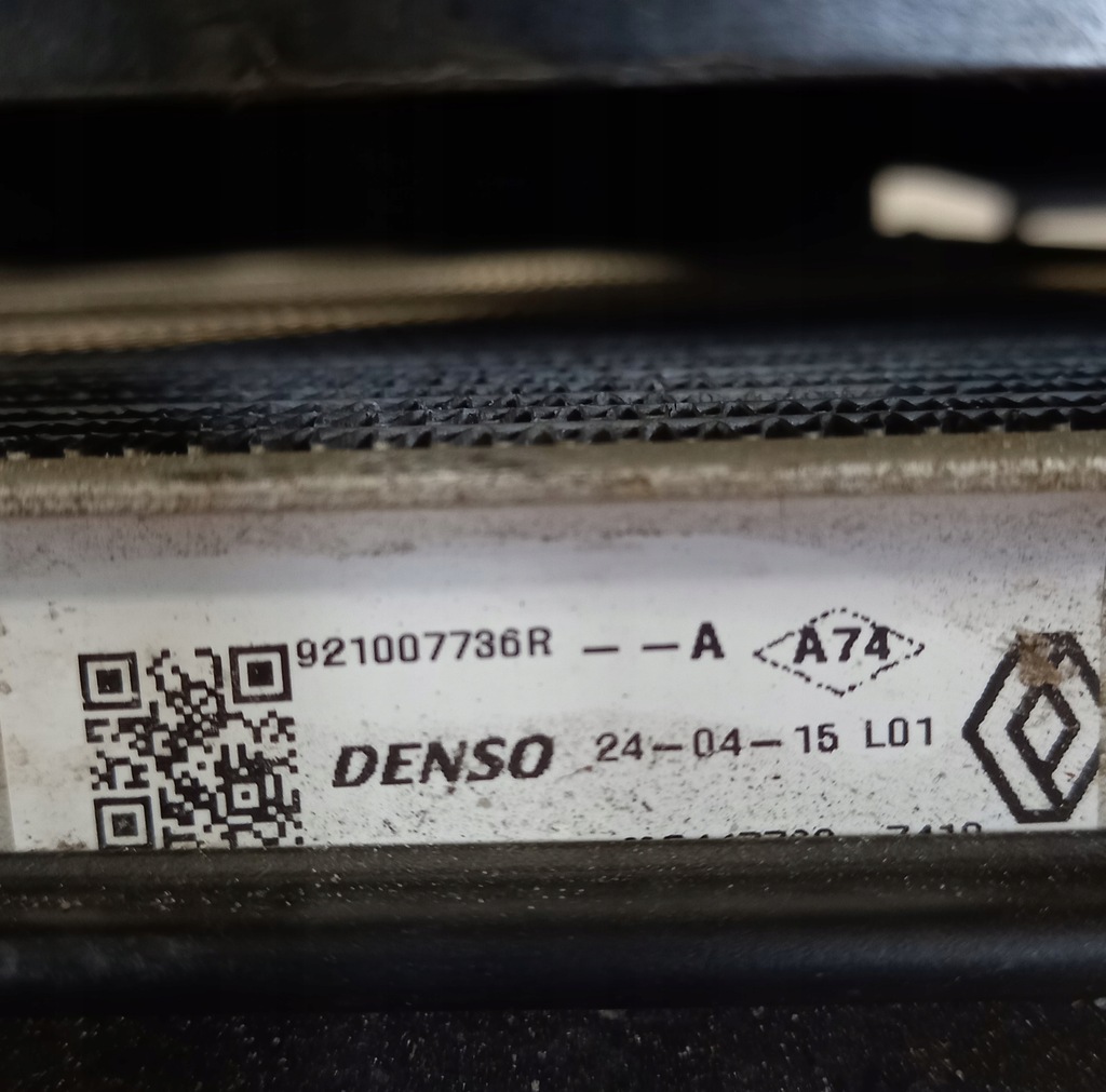 фото №12, Комплект радиатор renault zoe демонтаж 214104950r 921007736r 214819480r