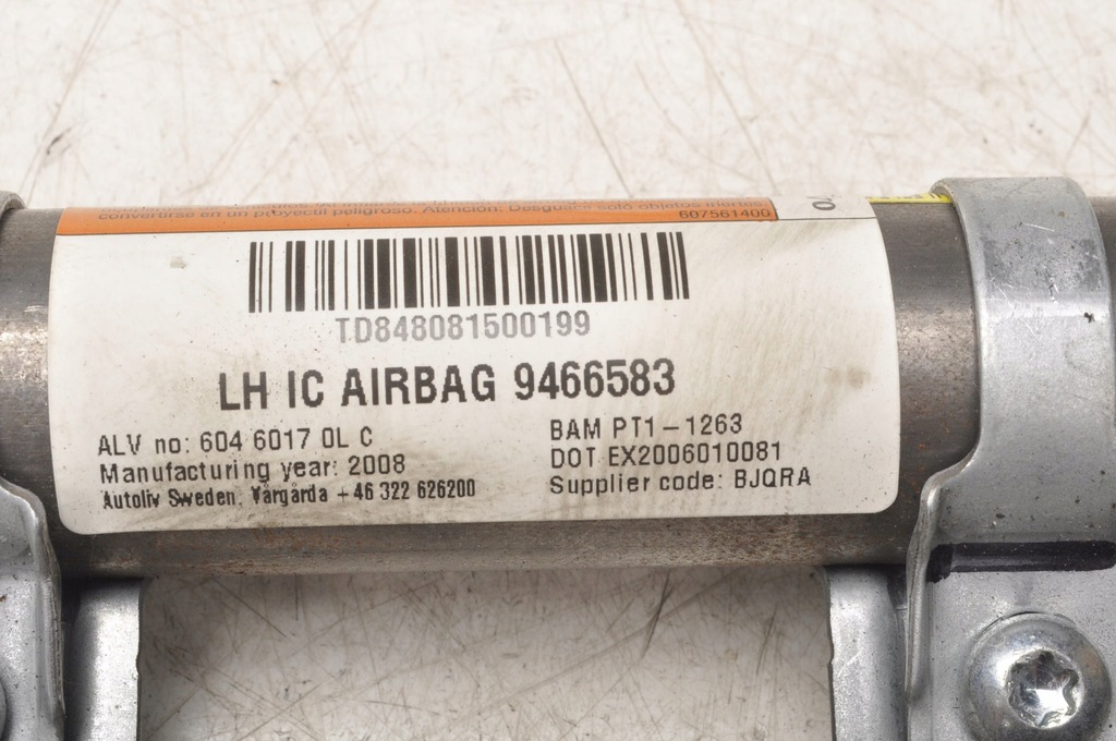 фото №8, Volvo c70 ii шторка безпеки подушка безпеки права 9466549