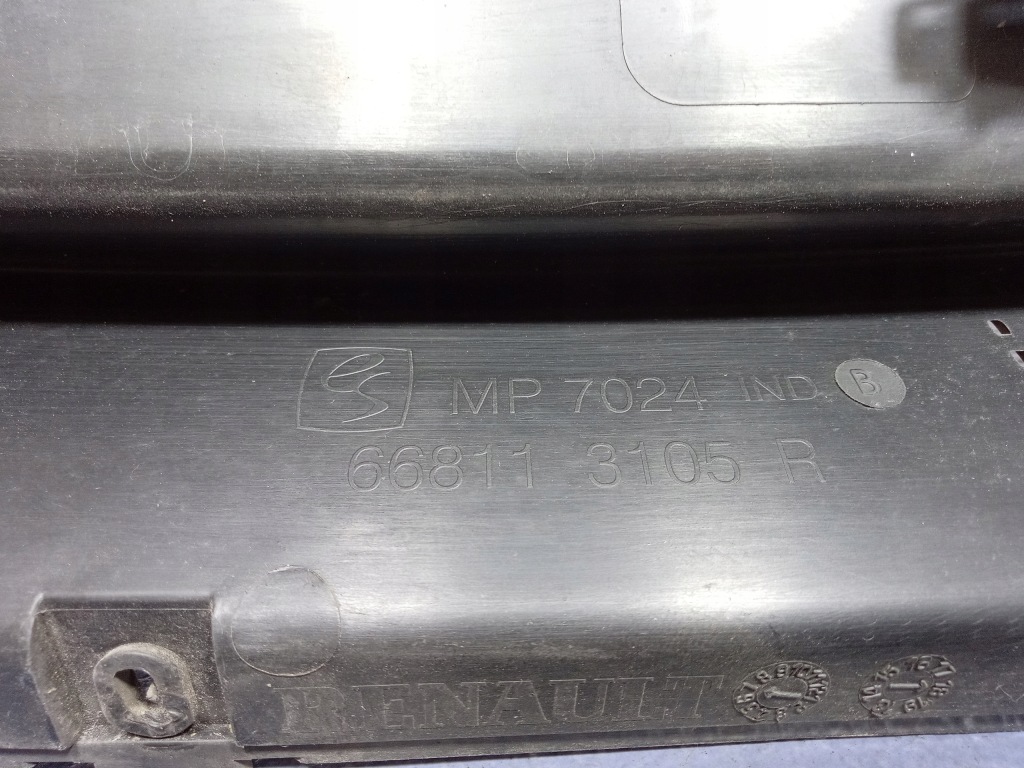 фото №4, Dacia sandero ii logan ii жабо пластиковый eu 668113105r