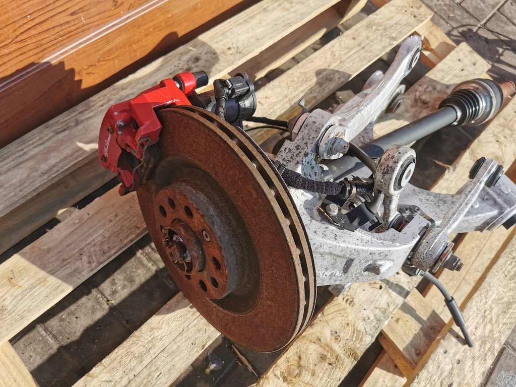 фото №2, Alfa romeo giulia q4 поворотний кулак права задня важелі привідний вал комплект