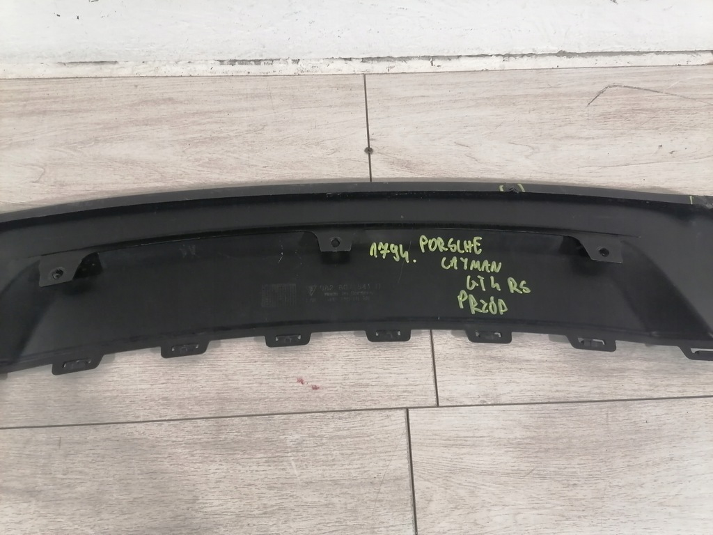 фото №9, Porsche 718 cayman gt4 rs спойлер перед 982807541d