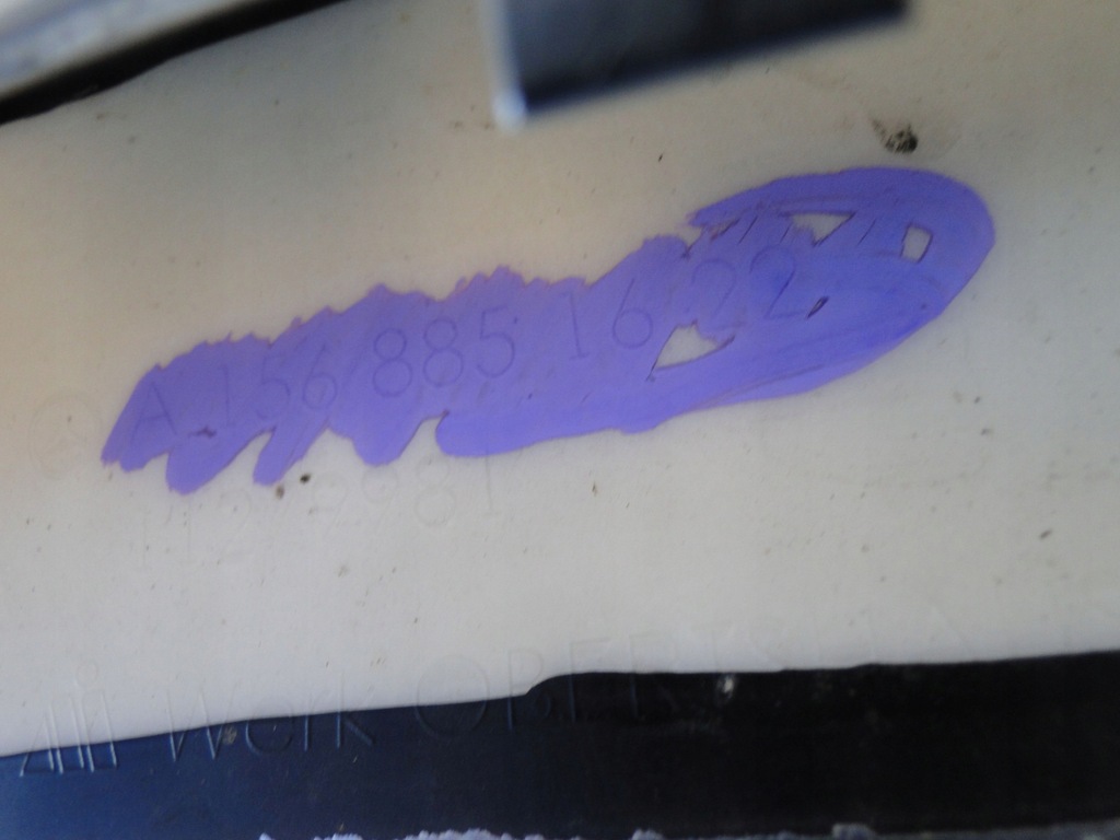 фото №10, Mercedes gla x156 лист хром w бампер передний