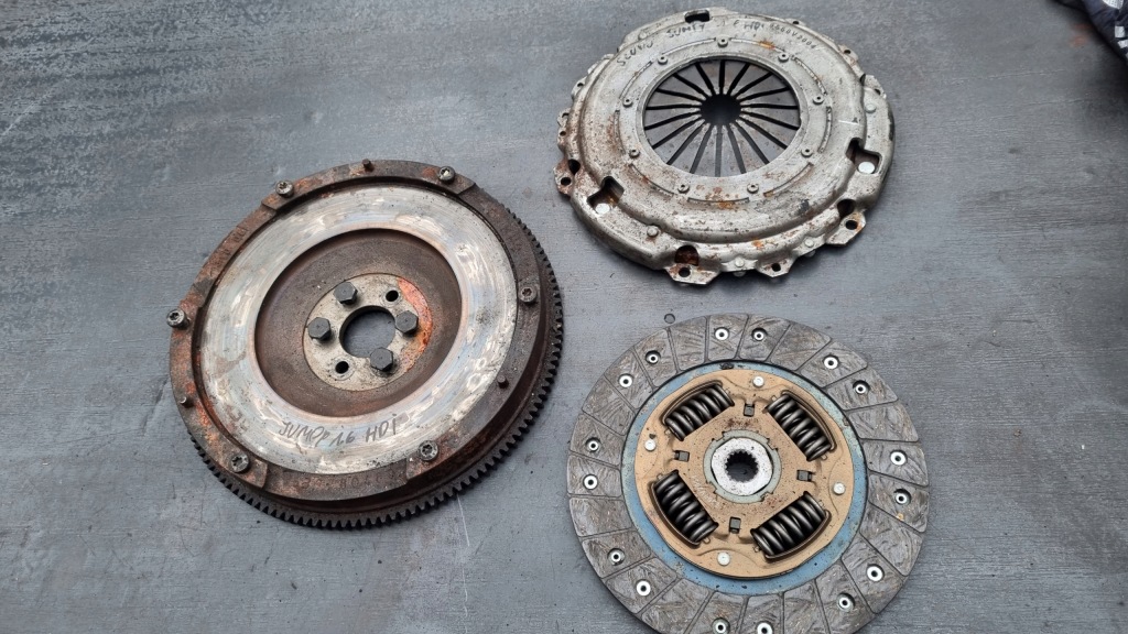 фото №1, Jumpy scudo 1.6 hdi колесо маховик диск притиск комплект