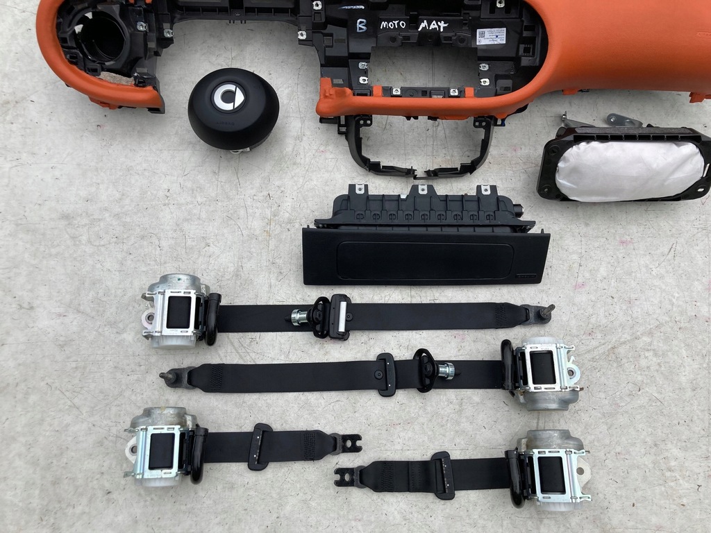 фото №6, Smart 453 панель приладів панель приладів консоль подушки безпеки ремені