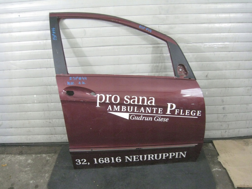 фото №1, Mercedes-benz a w168 1997 дверь передние перед