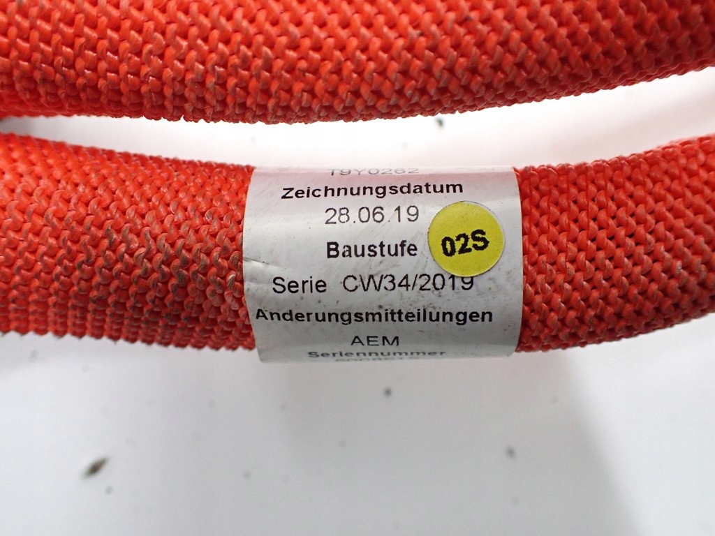 фото №3, Шланг wysokiego напряжения porsche taycan turbo s