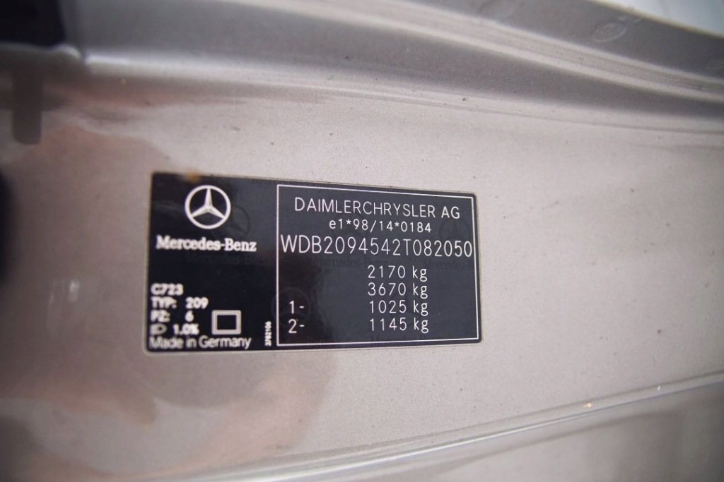 фото №9, Крила задній правий лівий чверть mercedes clk w209 cabrio