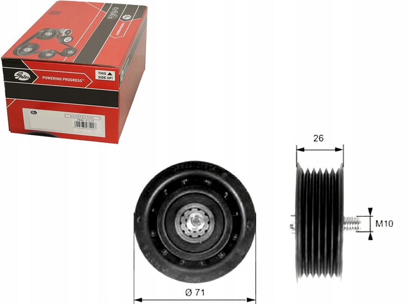 фото №1, Ролик направляющая ремень cadillac bls fiat croma gra