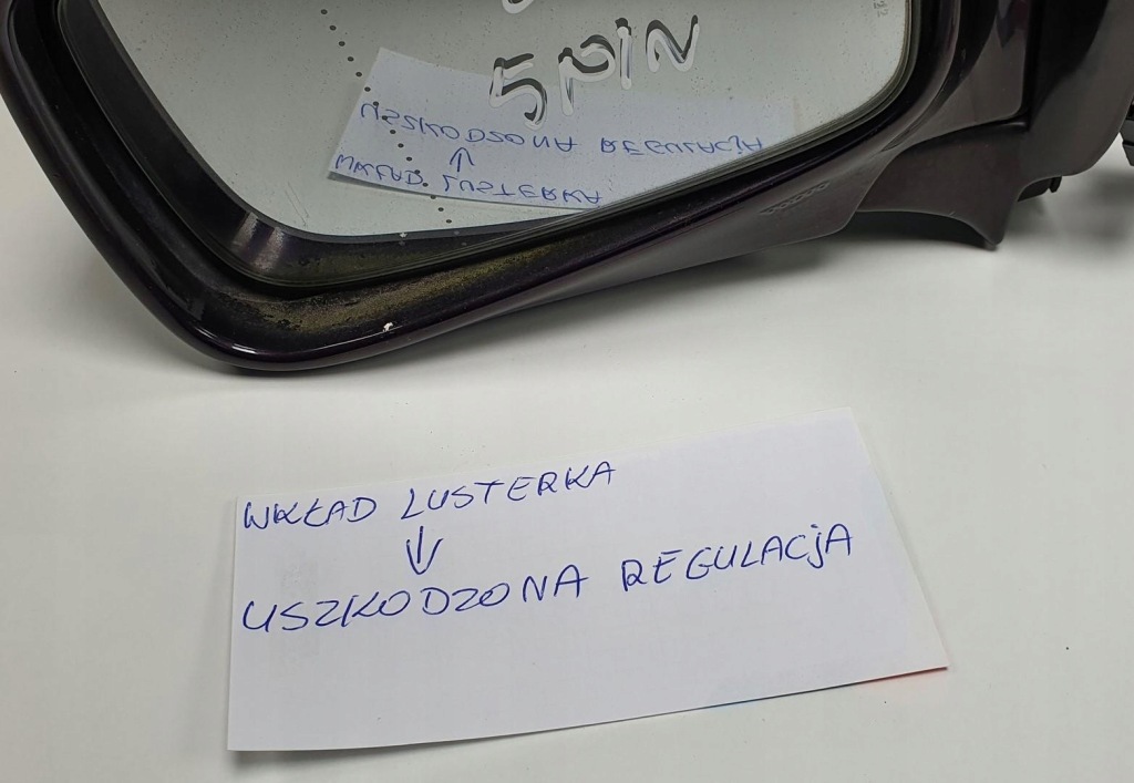 фото №9, Зеркало левая 5 pin 433 volvo v90 i europa