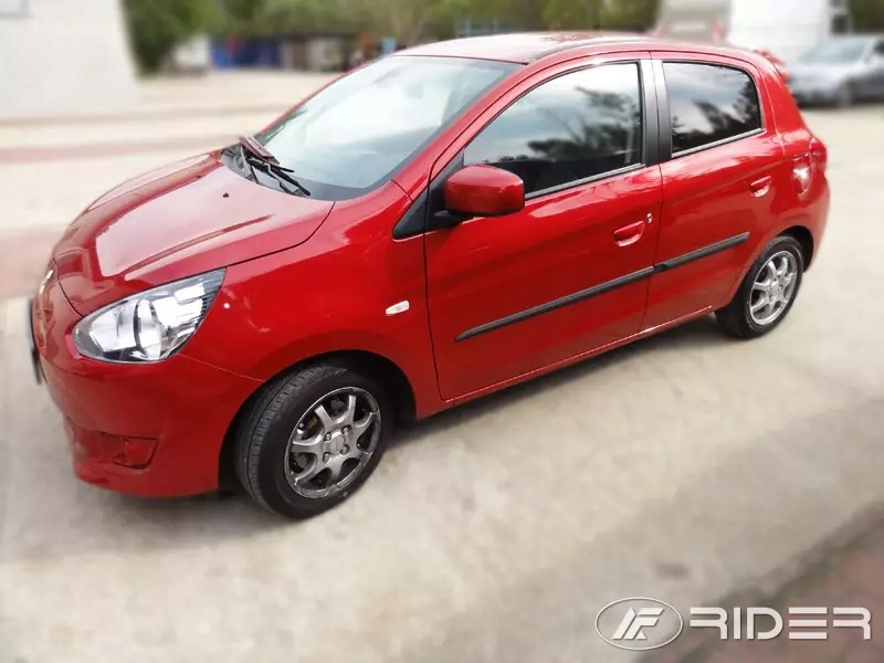 фото №3, Mitsubishi space star 2014- накладки бічний