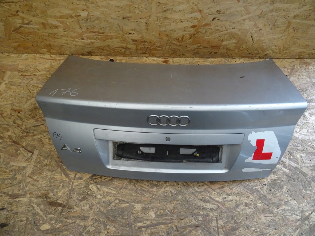 фото №6, Audi a4 b6 sedan задняя крышка багажника
