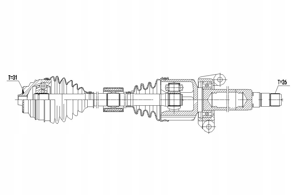 Приводной вал приводная правая bmw x1 f48 2 f45 f46 2014- Доставка