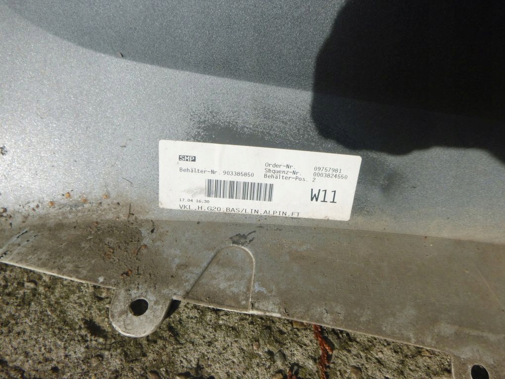 фото №7, Bmw 3 g20 sedan 19- бампер задний