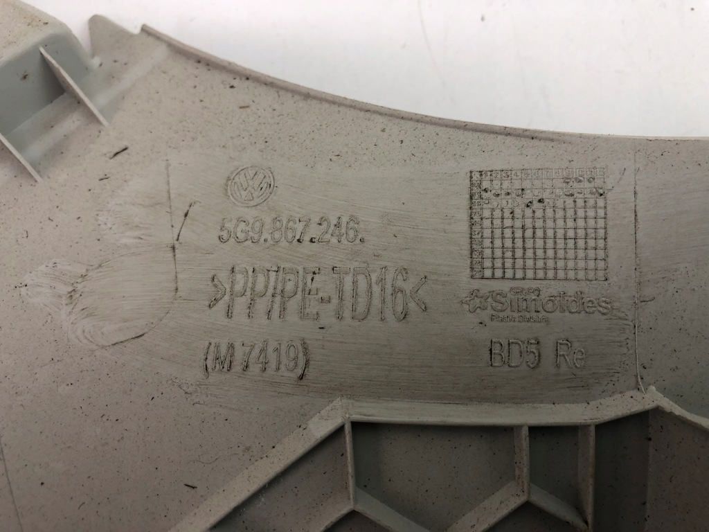 фото №6, Обшивка стойка volkswagen оригинальный номер 5g9867246