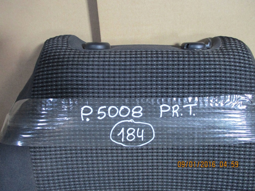 фото №5, Сиденье правый задняя peugeot 5008