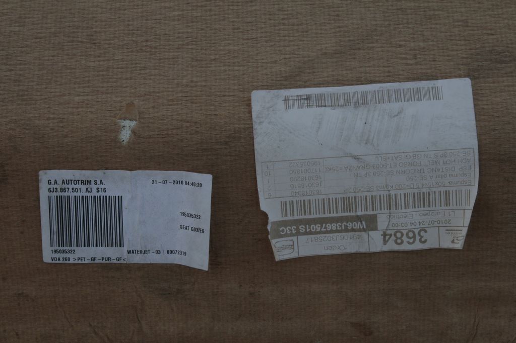 фото №9, Потолок seat ibiza iv 3d