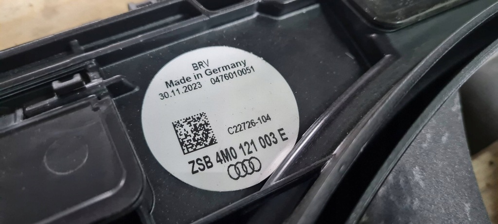 фото №11, Sq8 4m rsq8 вентилятори радіатора корпус 4.0 tfsi sq7 4m q7 4m0121003e