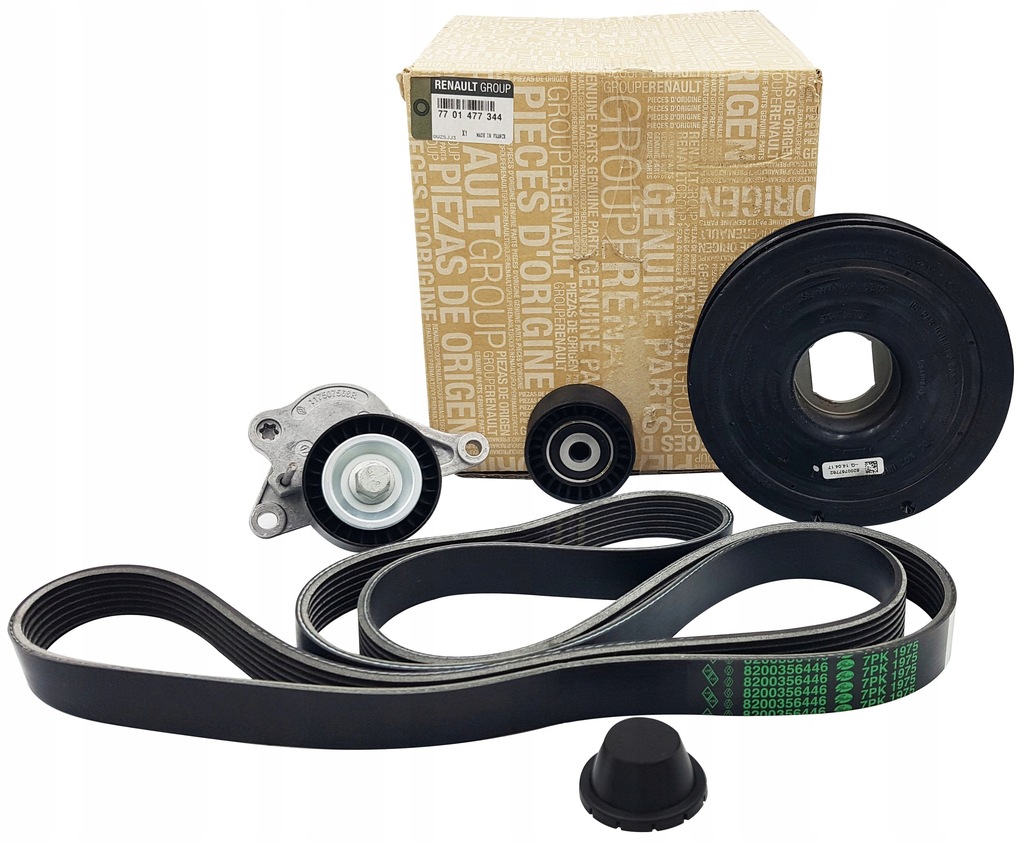 фото №1, 7701477344 колесо натяжитель ремень оборудование renault laguna iii 2.0dci