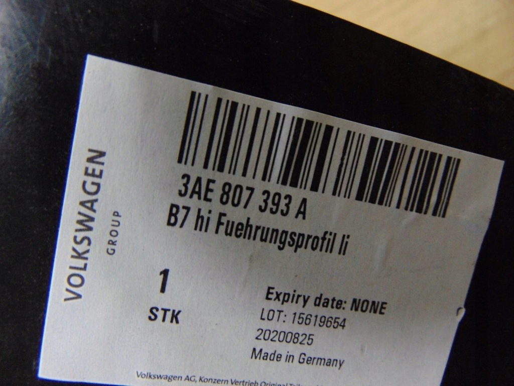 фото №10, Напрямна кронштейн бампера задня лівий vw passat b7