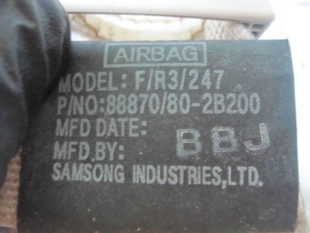 фото №8, Hyundai santa fe ii 06r pas безопасности левый перед 88870-2b200 051118a