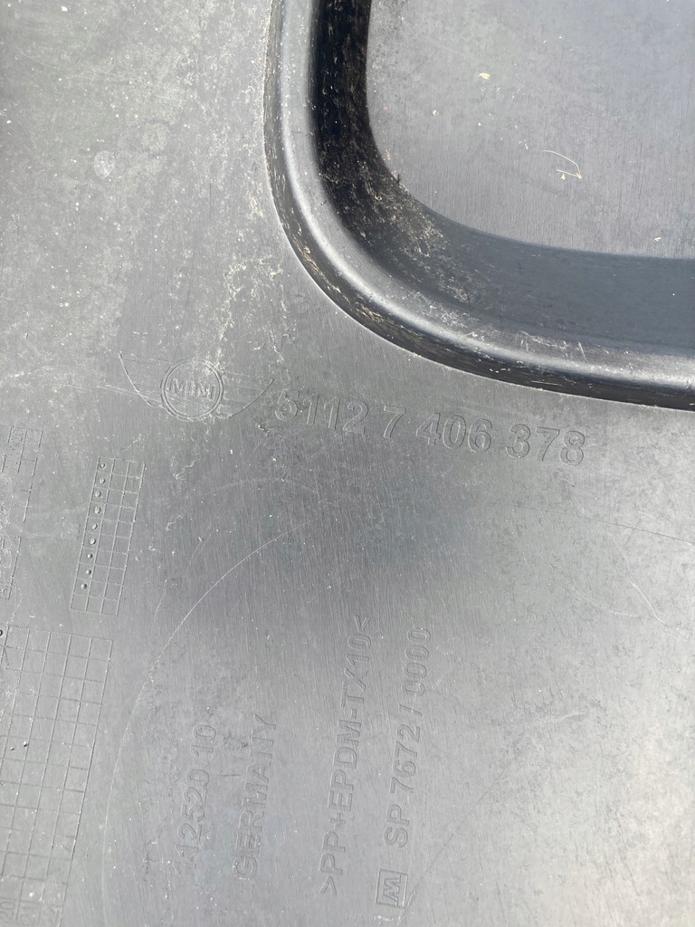 фото №8, Mini countryman f60 16- спойлер диффузор накладка бампера задняя 7406378