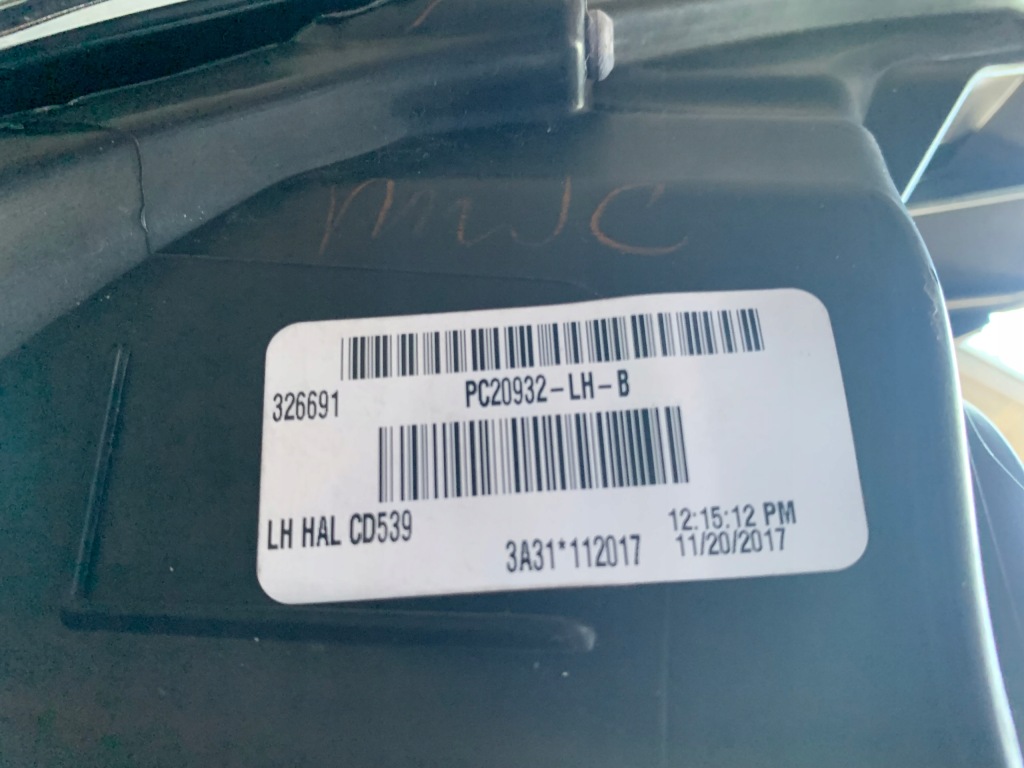 Ford edge mk2 2015-2018 фара лівий перед лінза америка pc20932 Київ