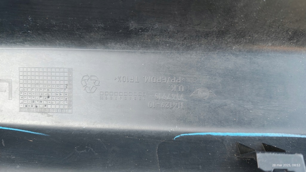 Mini cooper r56 r57 06-13 год левая молдинг порог порог 7147915 dn282 Доставка