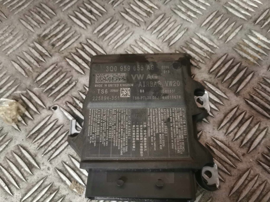 фото №1, Модуль датчик подушка безопасности skoda оригинальный номер 3q0959655as