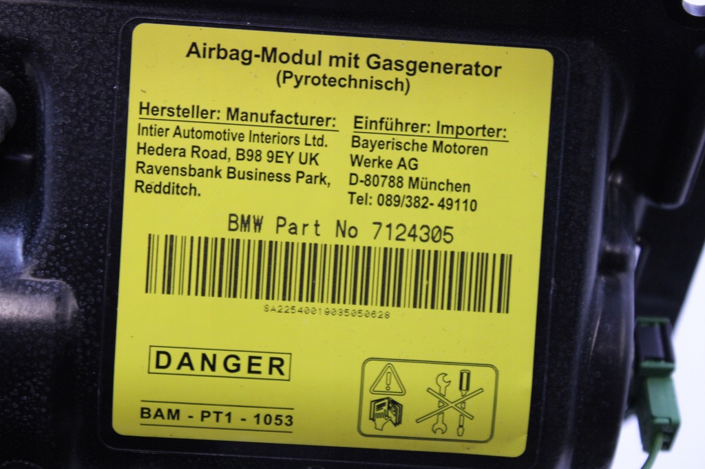 фото №7, Mini one cooper r50 подушка воздушная подушка безопасности пассажира 7124305