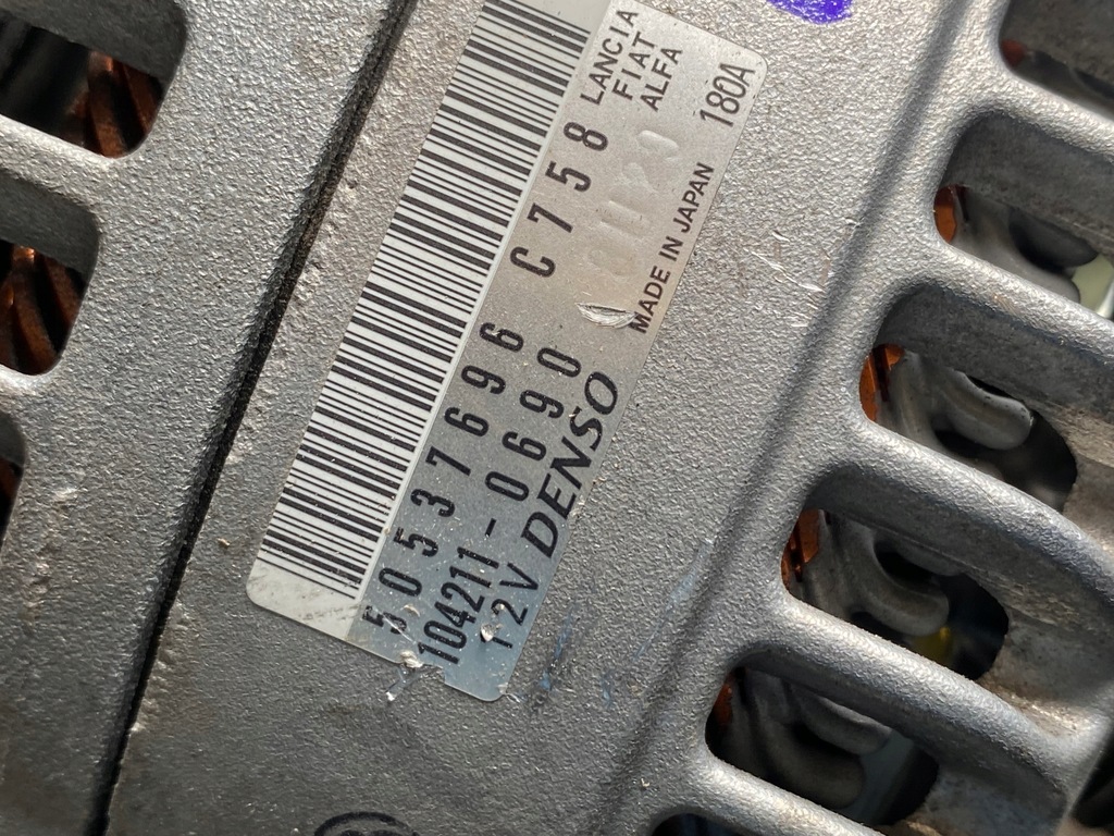 фото №3, 63 alfa romeo stelvio 2.0t генератор 50537696