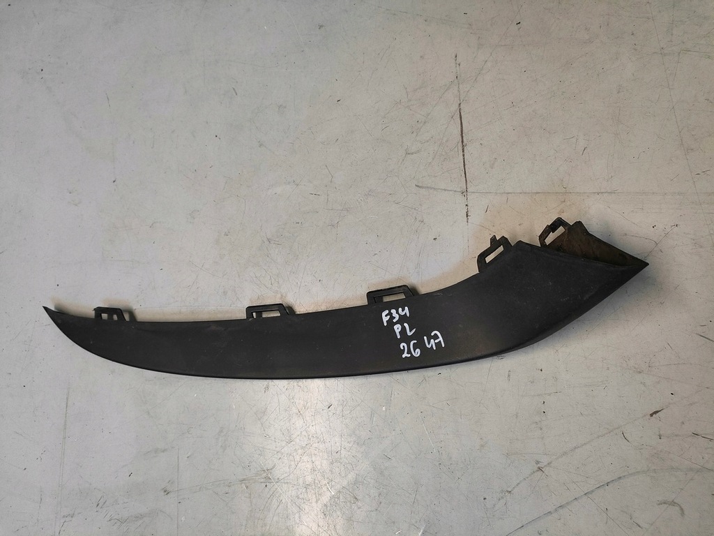 фото №1, Bmw f34 молдинг бампера лівий перед