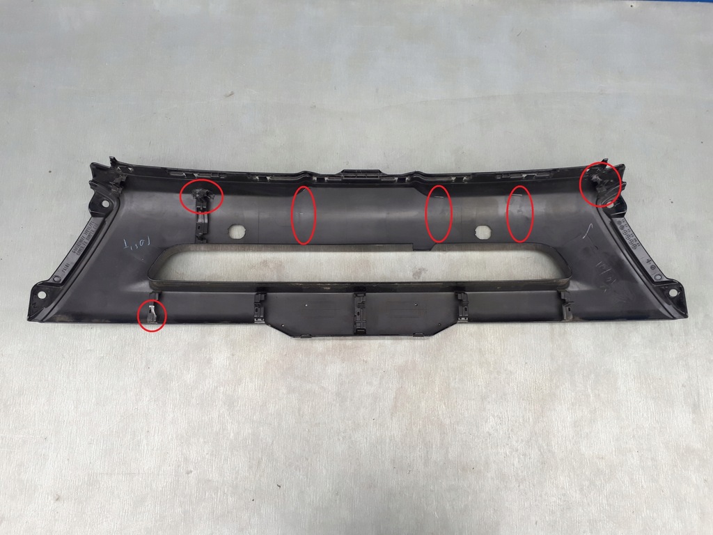 фото №15, Mitsubishi eclipse cross 17- 2017-2020 бампер перед решітка радіатора протитуманна фара накладка