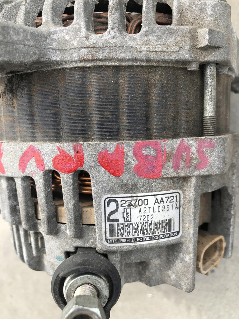 фото №1, Subaru xv генератор 23700 aa721