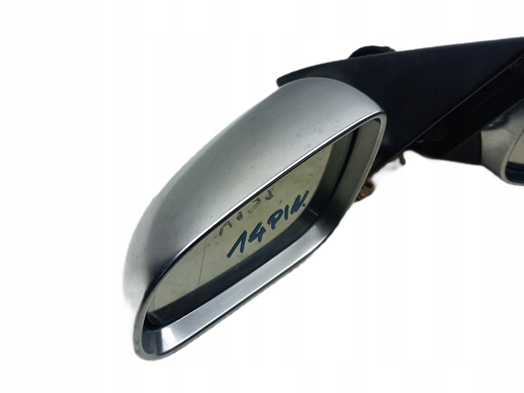 фото №8, Audi a8 s8 d3 зеркало хром алюминий наружное 14pin оригинал oryg