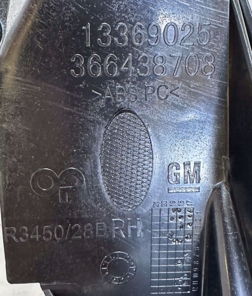 фото №12, Напрямна бампера opel cascada правий задня nowe оригінальний номер 13369025